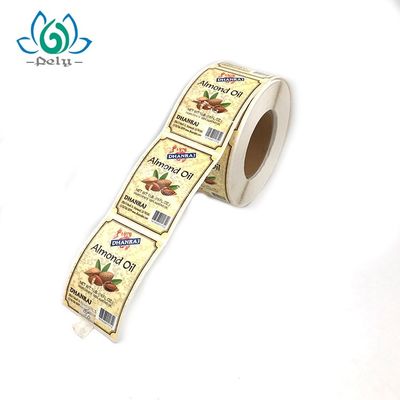 Waterproof Adhesive Food Container Labels UV Food Safe Stickers