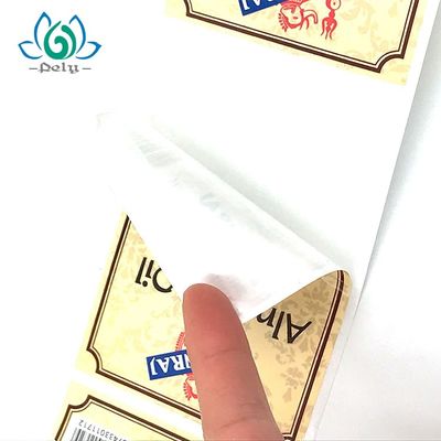Waterproof Adhesive Food Container Labels UV Food Safe Stickers