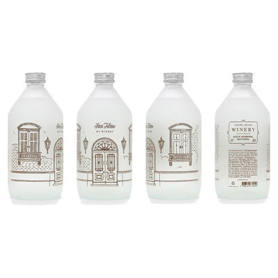 PVC Vinyl PET Shrink Mineral Water Bottle Label Stickers CMYK