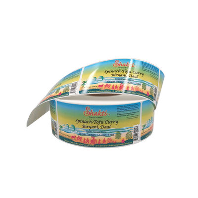 Dissolvable Safe Condiments Food And Beverage Labels Food Grade Adhesive Labels Roll
