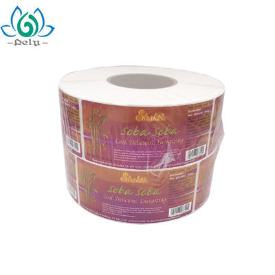 Dissolvable Safe Condiments Food And Beverage Labels Food Grade Adhesive Labels Roll