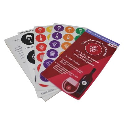 Self Adhesive Red Glossy Food And Beverage Labels custom food labels stickers