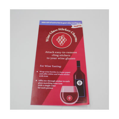 Self Adhesive Red Glossy Food And Beverage Labels custom food labels stickers