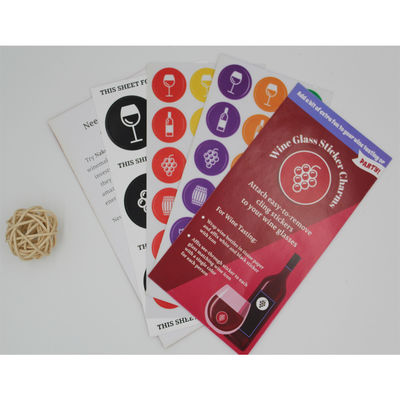 Self Adhesive Red Glossy Food And Beverage Labels custom food labels stickers