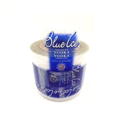 Vinyl Printable Wine Labels Roll Adhesive Vodka Wine Bottle Stickers Die Cut