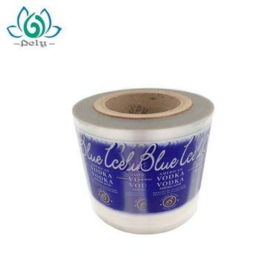 Vinyl Printable Wine Labels Roll Adhesive Vodka Wine Bottle Stickers Die Cut