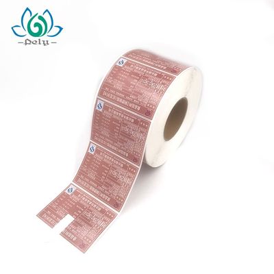 Healthy Nontoxic Food Packaging Stickers Self Adhesive CMYK custom printed food labels