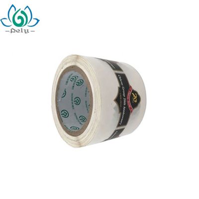 Printed PVC Self Adhesive Food Labels Roll Cute Round Food Labels