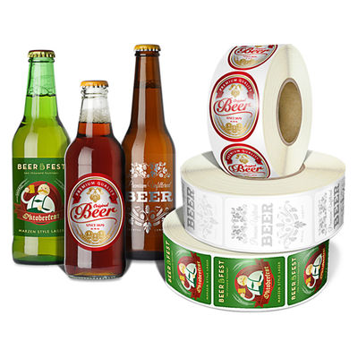 Vinyl Matt Paper Food And Beverage Labels Wine Private Label