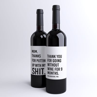 Vinyl Matt Paper Food And Beverage Labels Wine Private Label