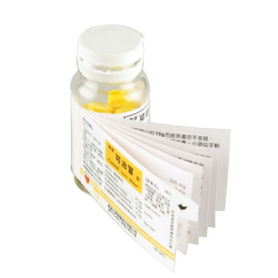 Professional Free Design 10Ml Vial Pharmacy Ancillary Label for Vitamin