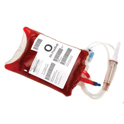 Rectangle UV Printing Blood Bag Sticker For Hospitals