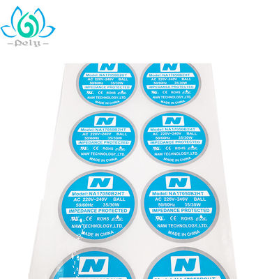 UV Printing Electronic Printable Self Adhesive Labels Waterproof