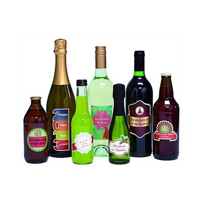 Printed Plastic Logo Self Adhesive Stickers Food Wine Bottle Label Sticker