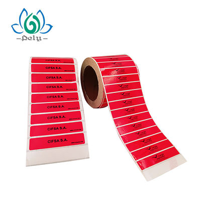 High adhesive Gps Tracking Sticker Rfid Dymo Label Roll Void Security