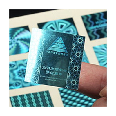 Custom Shapes Brand Protection 3D Holographic Stickers