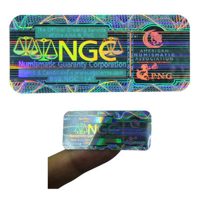 Custom Shapes Brand Protection 3D Holographic Stickers