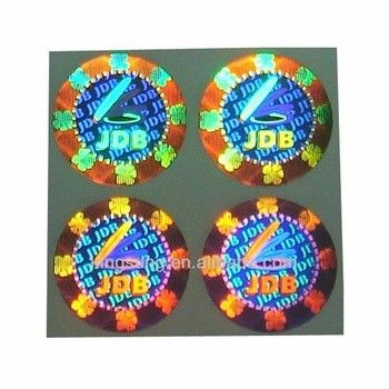 Anti Counterfeiting Gloss Lamination Authentic Hologram Stickers