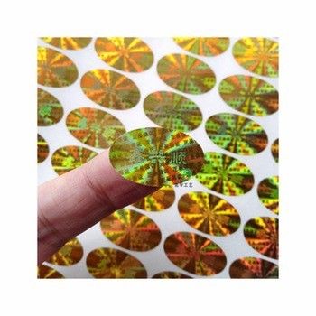 Anti Counterfeiting Gloss Lamination Authentic Hologram Stickers