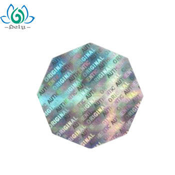 Anti Counterfeiting Gloss Lamination Authentic Hologram Stickers