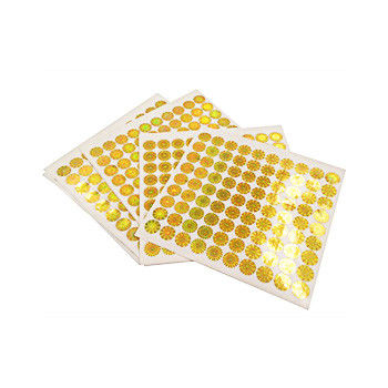 Anti Counterfeiting 2D Tamper Evident Security Labels , Tamper Proof Hologram Stickers