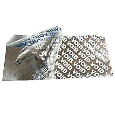 Customize Logo Die Cut Tamper Evident Security Labels