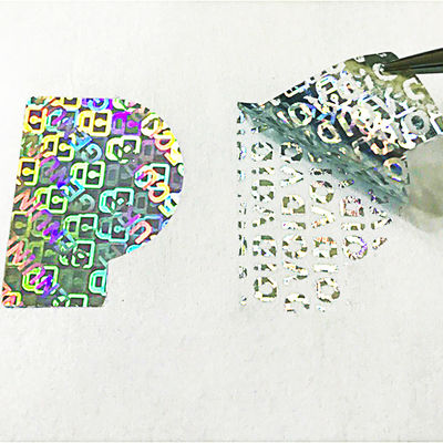 ISO9001 Security Anti Fake Holographic Vinyl Stickers