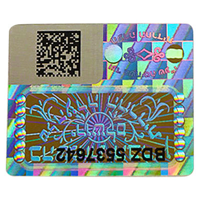 Vinyl QR Code Hologram Tamper Evident Security Labels