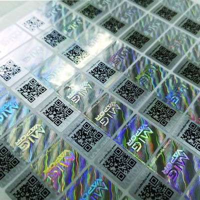 10X10X5cm High Adhesive Anti Fake Tamper Evident Seal Stickers