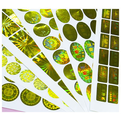 Custom Watermark Hologram Tamper Proof Seal Stickers