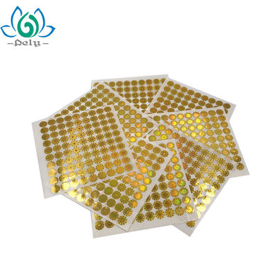 Anti Counterfeit 3D Tamper Proof Seal Stickers Transparent Hologram