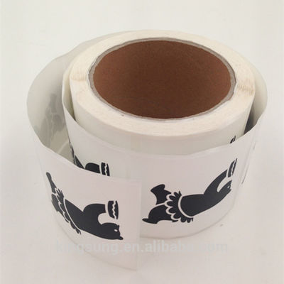PMS Black Printing Tamper Seal Stickers For Food Promotional Gifts Strong Adhesive