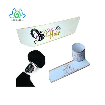 Custom Hair Extension Security Seal Label , Hair Bundle Labels