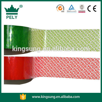 Adhesive BOPP Offer Printing Security Packaging Tape