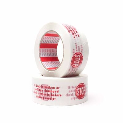 SGS Certificate BOPP Tamper Evident Packaging Tape For Carton