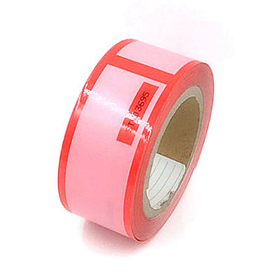 10m Length 65mic Security Seal Stickers , Adhesive Tape Rolls For Serial Number