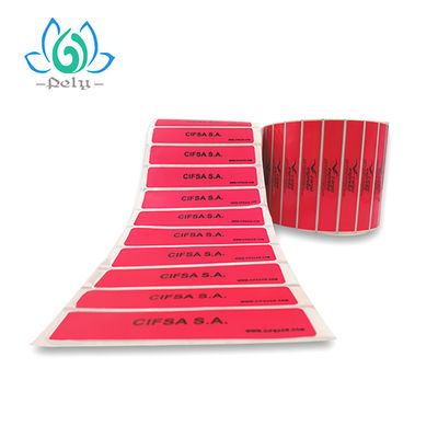 3D Printing Tamper Evident Security Packaging Tape , Custom Warranty Void Stickers