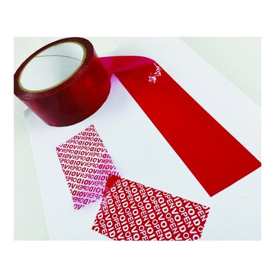 Tamper Resistant Single Sided Security Packaging Tape For Box Sealing
