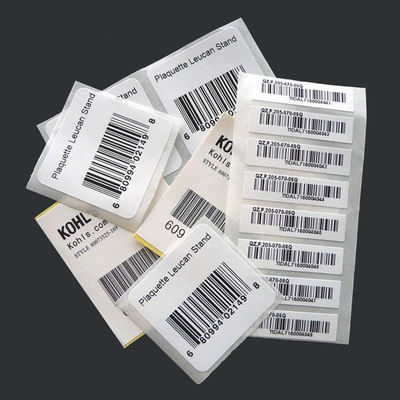 Hot Stamping Silk Screen Custom Barcode Labels In Roll Or In Sheet