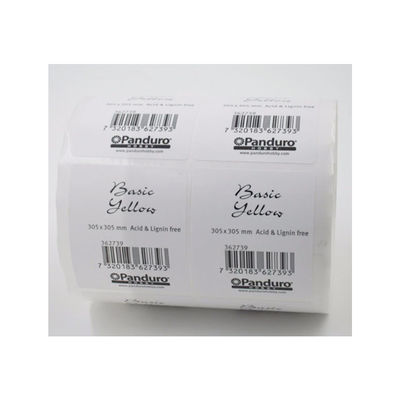 Hot Stamping Silk Screen Custom Barcode Labels In Roll Or In Sheet