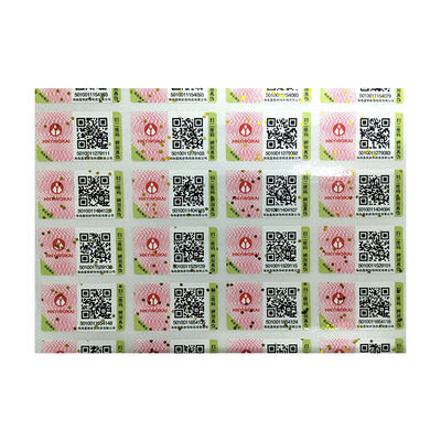 Hot Stamping Silk Screen Custom Barcode Labels In Roll Or In Sheet