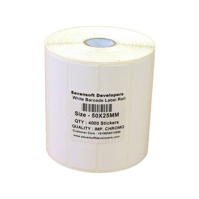 CMY Printing Glossy Water Resistant Custom Barcode Labels