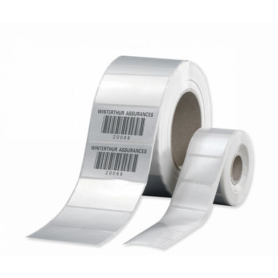 BOPP UV Printing Custom Barcode Labels In Rolls , weatherproof QR code labels