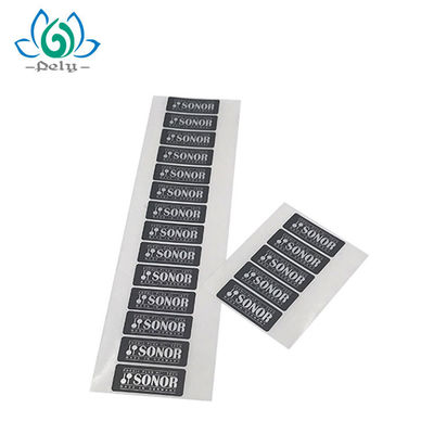 Dumb Black CMYK PET Label Printing Custom Self Adhesive