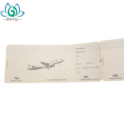 Self Check Paper Airline Boarding Pass Ticket Thermal