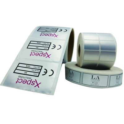 Metal Aluminum Self Adhesive Packaging Labels Stickers packaging seal stickers