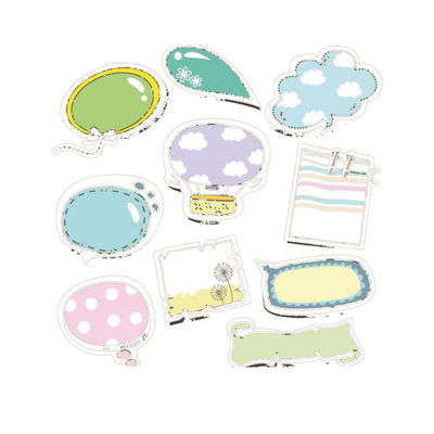 A5 Size Carton Characters Sticker Paper Sheet For Kids