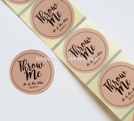 5cm Gloosy Packaging Circle Adhesive Labels