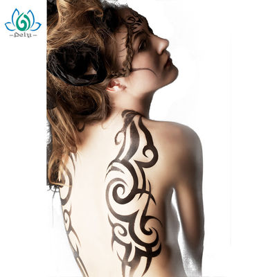 Gold Metallic Matte Lamination Body Tattoo Sticker