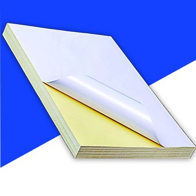 Single Sided Gloss Surface a4 sticker paper for printer